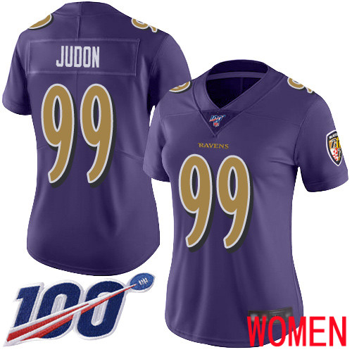 Baltimore Ravens Limited Purple Women Matt Judon Jersey NFL Football #99 100th Season Rush Vapor Untouchable